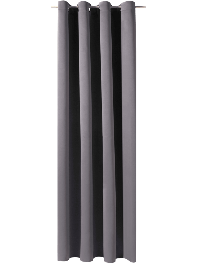 Rideau occultant GLOOM coloris gris 135 x 240 cm
