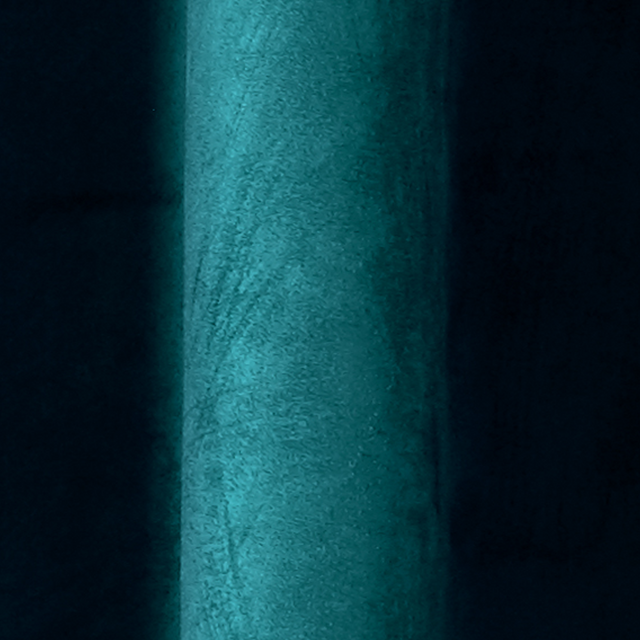 4MURS Rideau VELVET coloris bleu paon 140 x 260 cm