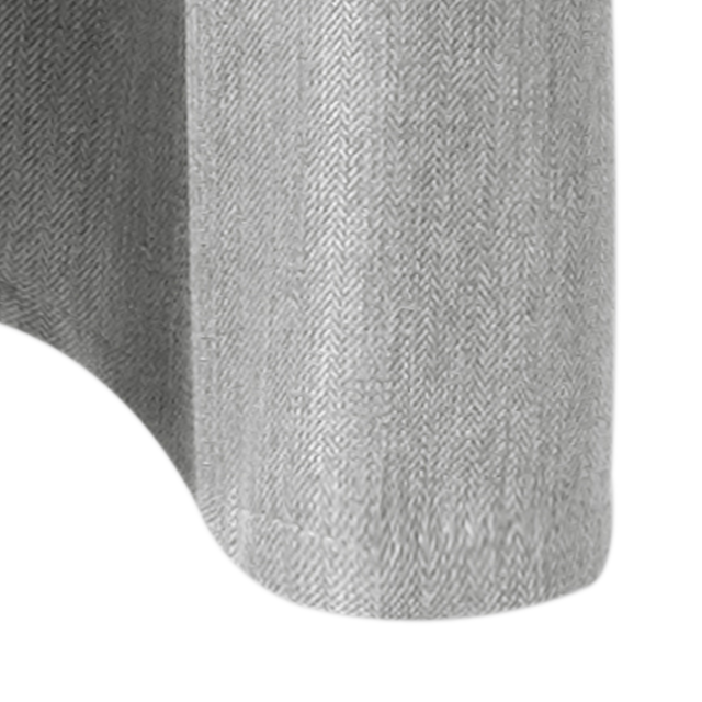 Rideau AMSTERDAM coloris gris perle 140 x 240 cm