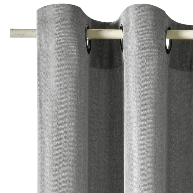 Rideau AMSTERDAM coloris gris perle 140 x 240 cm