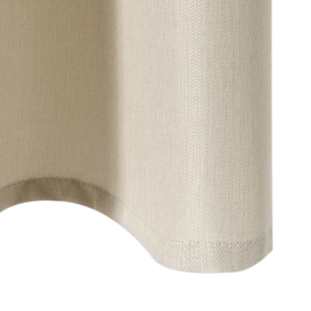 Rideau AMSTERDAM coloris écru 140 x 240 cm