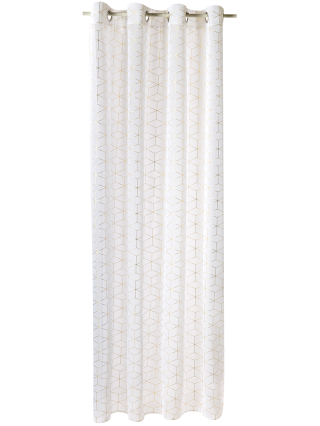 Voilage ORIA coloris or 140 x 240 cm