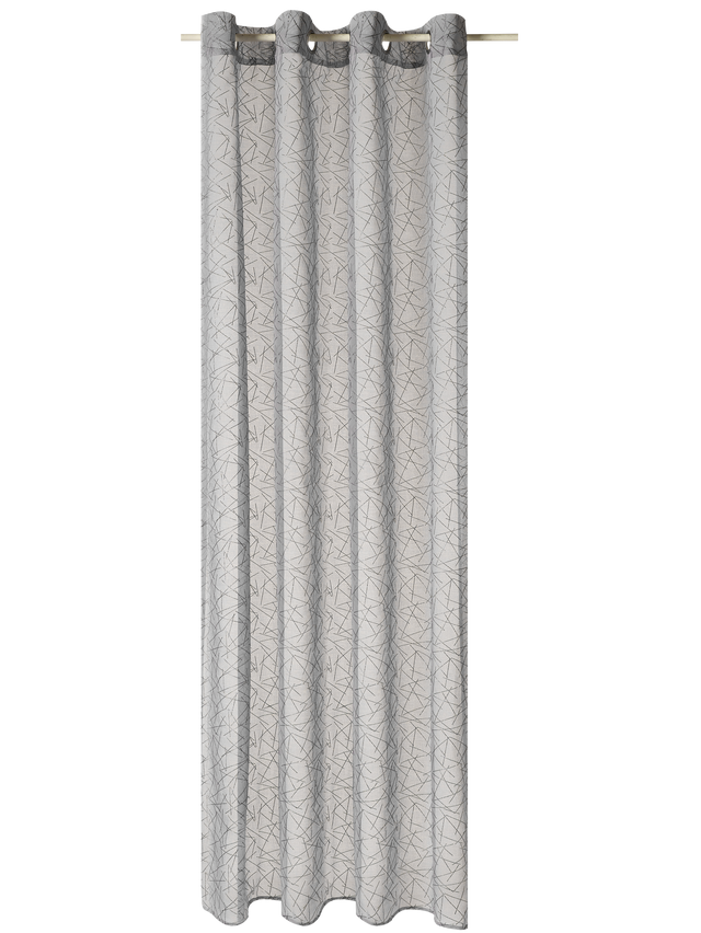 4MURS Voilage HALO coloris gris 140 x 240 cm