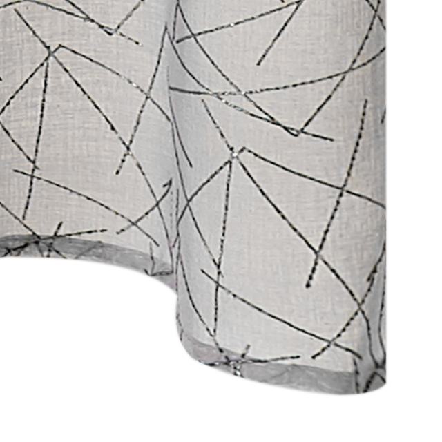 4MURS Voilage HALO coloris gris 140 x 240 cm