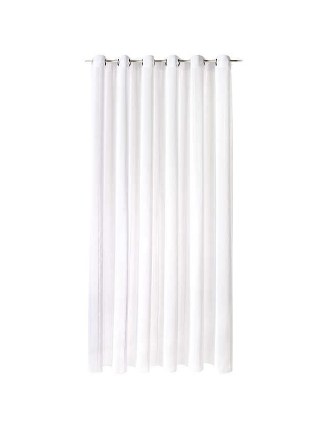 Voilage CALVI coloris blanc 240 x 260 cm
