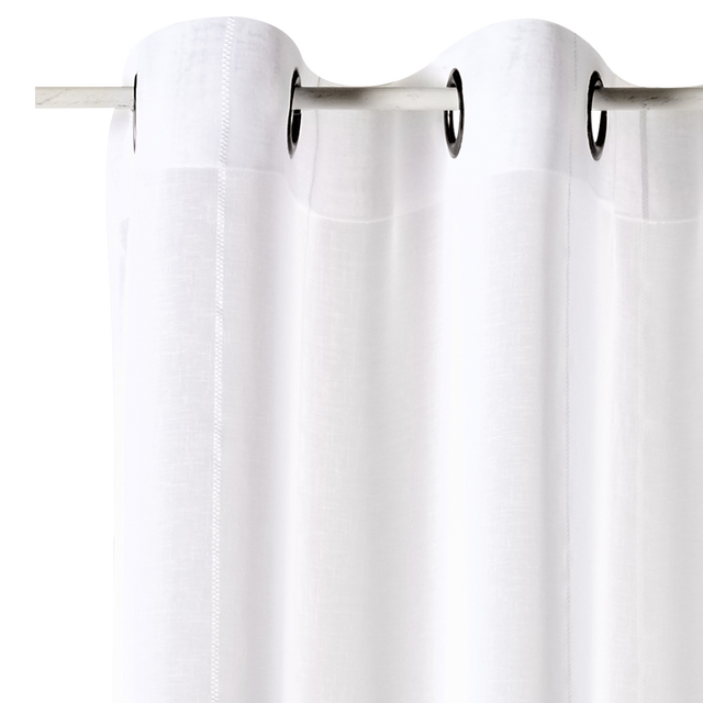 Voilage CALVI coloris blanc 240 x 260 cm