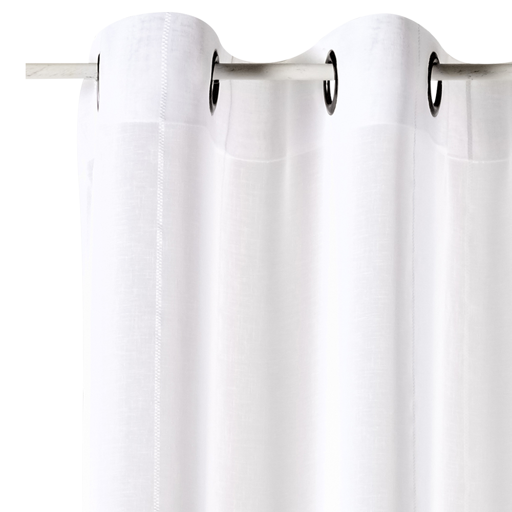 Voilage CALVI coloris blanc 240 x 260 cm