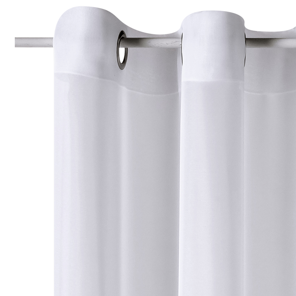 Voilage VOILE CHIC coloris blanc 145 x 240 cm