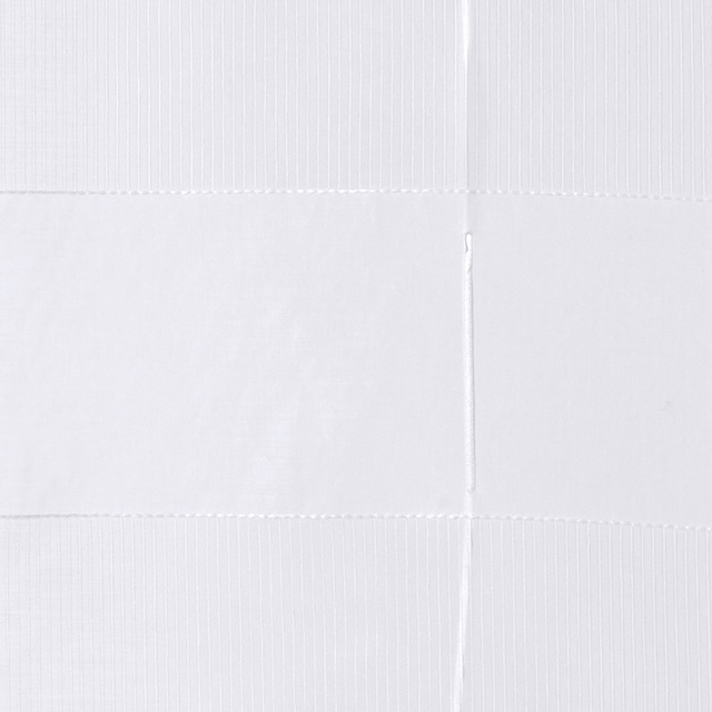 Vitrage WANDA coloris blanc 58 x 145 cm