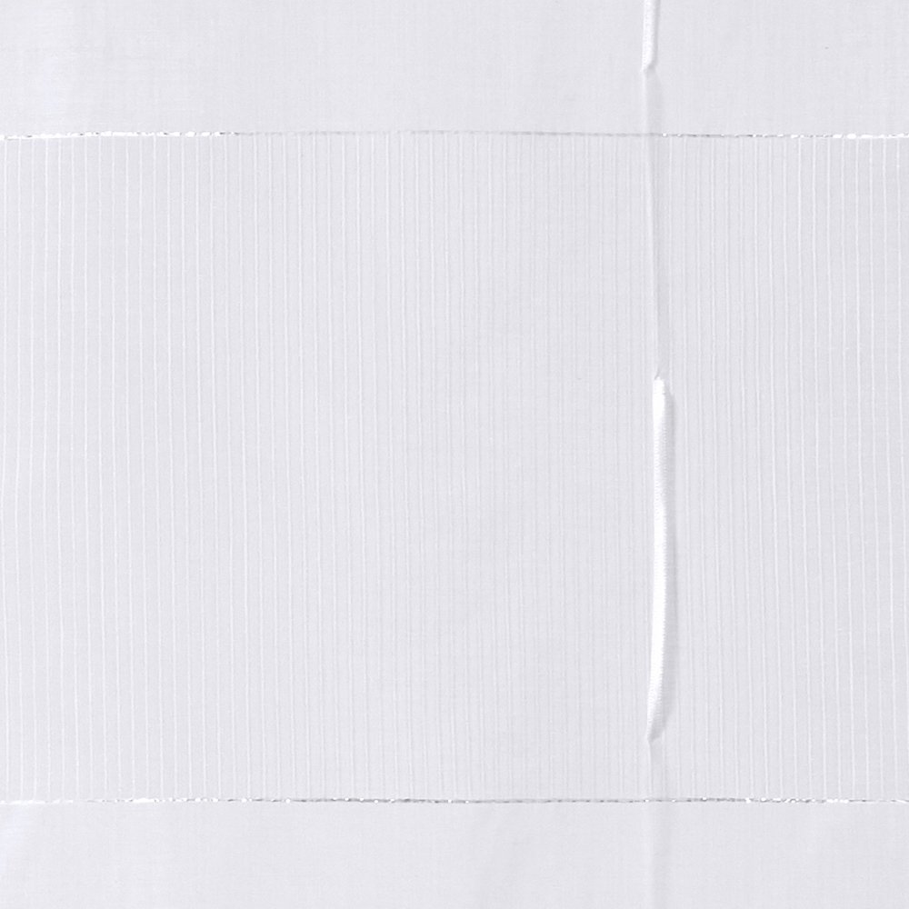 Vitrage Wanda (la paire) Blanc