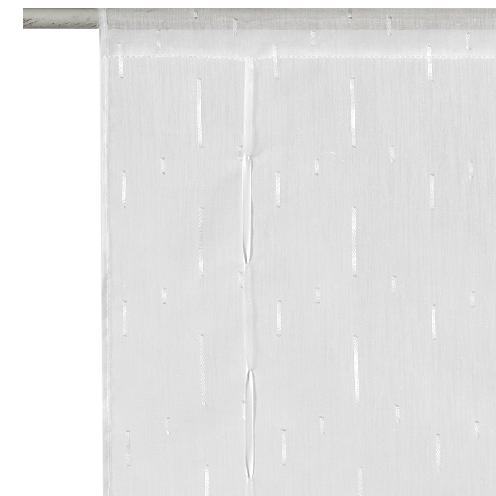 Vitrage Filament (la paire) Blanc