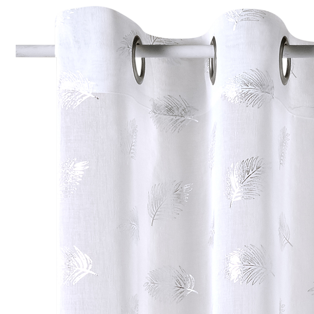 4MURS Voilage FUEGO coloris blanc 140 x 240 cm