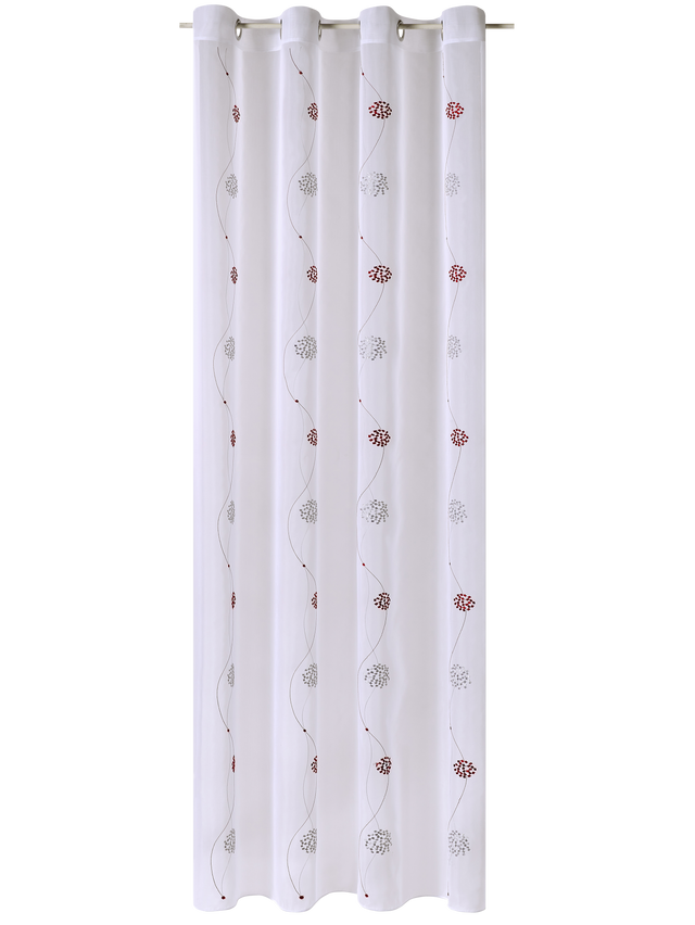 Voilage VENUS coloris blanc 140 x 260 cm