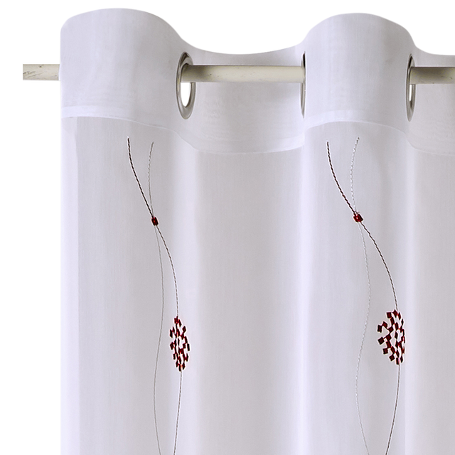 Voilage VENUS coloris blanc 140 x 260 cm