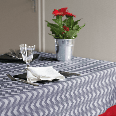 GARNIER THIEBAUT Nappe Chevron Gris