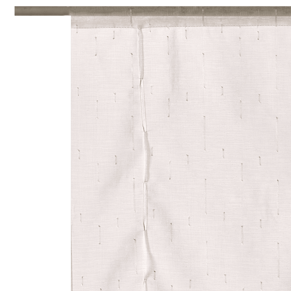 4MURS Vitrage FILAMENT (la paire) coloris ivoire 60 x 140 cm