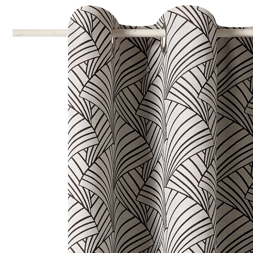 Rideau ARDECCO coloris noir 135 x 250 cm