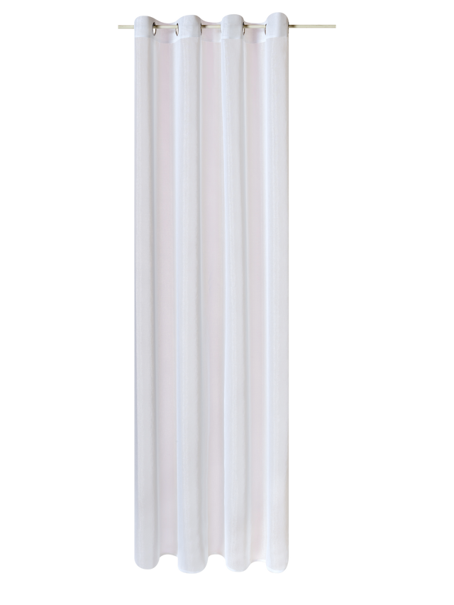 Voilage IRISE coloris blanc 140 x 240 cm