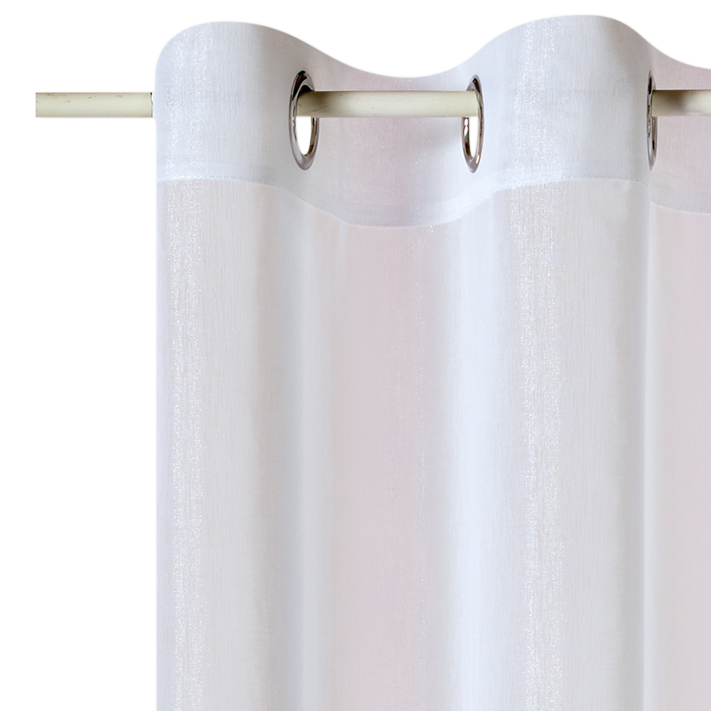 Voilage Irise Blanc