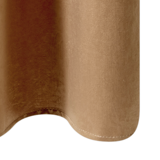 Rideau GRAZIA coloris camel 140 x 240 cm