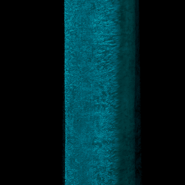 Rideau GRAZIA coloris bleu paon 140 x 240 cm