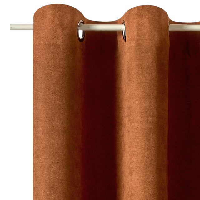 Rideau WALL STREET coloris roux 145 x 260 cm