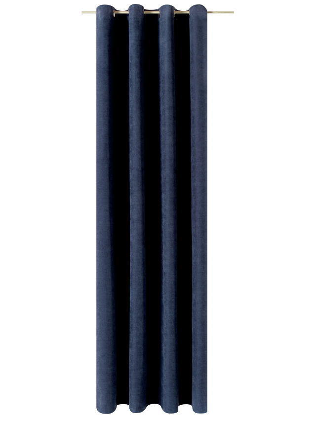Rideau WALL STREET coloris bleu nuit 145 x 260 cm
