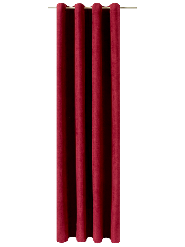 Rideau WALL STREET coloris bordeaux 145 x 260 cm