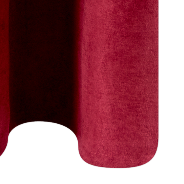 Rideau WALL STREET coloris bordeaux 145 x 260 cm