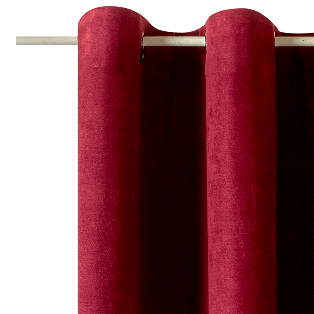 Rideau WALL STREET coloris bordeaux 145 x 260 cm
