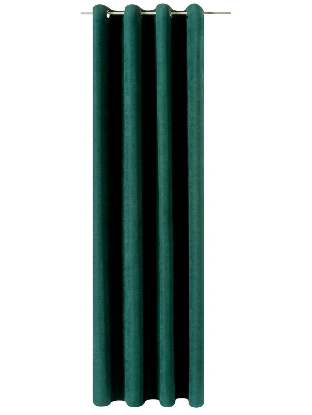 Rideau WALL STREET coloris vert sapin 145 x 260 cm