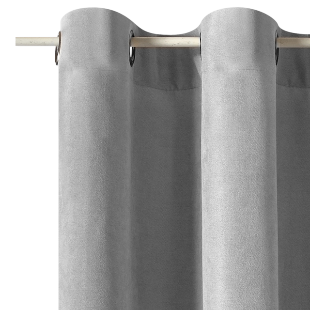Rideau WALL STREET coloris gris perle 145 x 260 cm