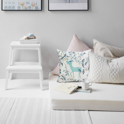 4MURS Coussin Enchanted forest Blanc