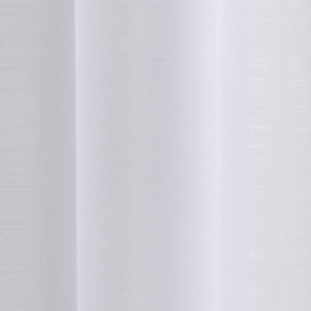 Voilage ÉTAMINE GIVRÉE coloris blanc 145 x 240 cm