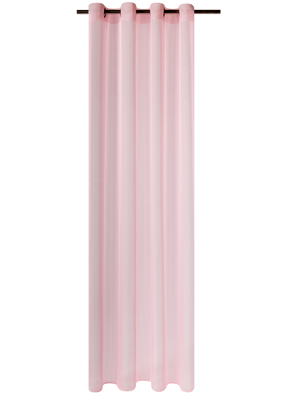 Voilage Étamine givrée Rose poudré