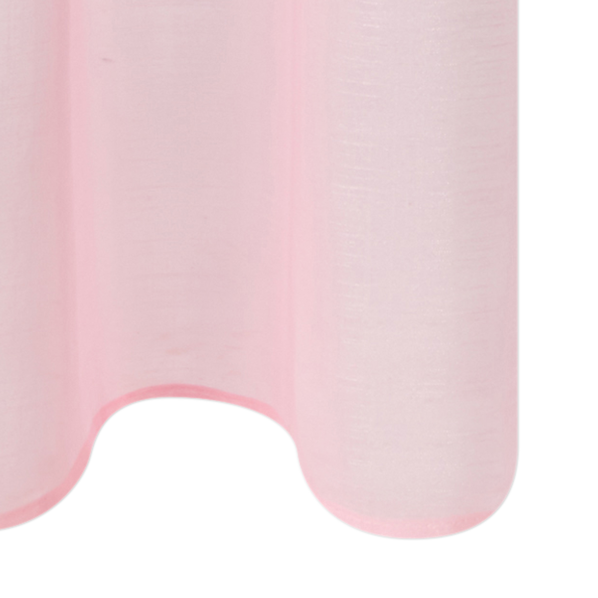 Voilage Étamine givrée Rose poudré