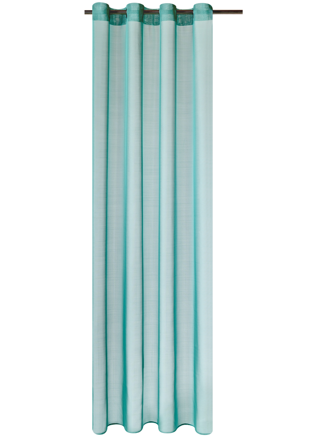 Voilage ÉTAMINE GIVRÉE coloris céladon 145 x 240 cm