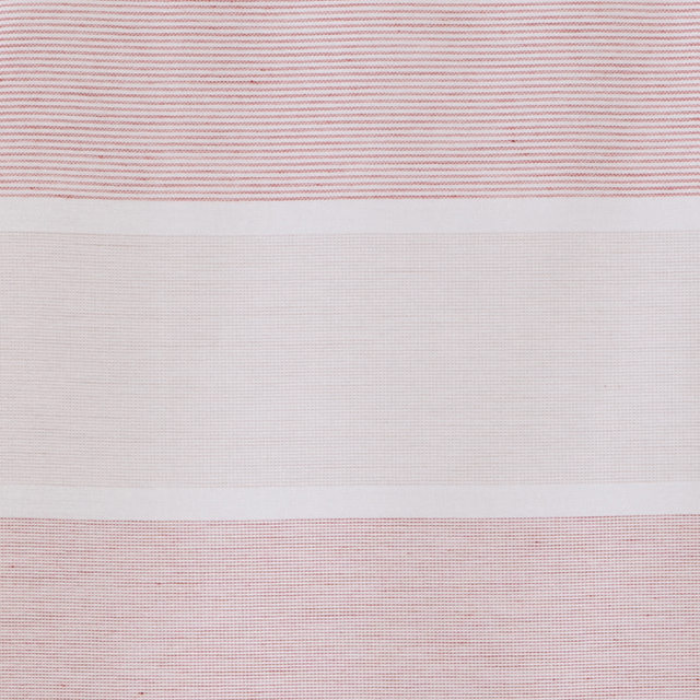 Vitrage LINY coloris rouge brique 58 x 120 cm