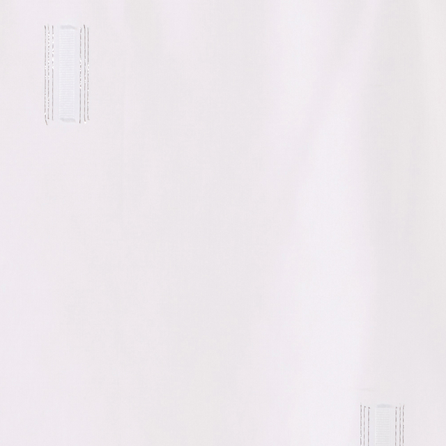 Vitrage CLUB coloris blanc 65 x 130 cm