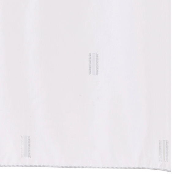 Vitrage CLUB coloris blanc 65 x 130 cm