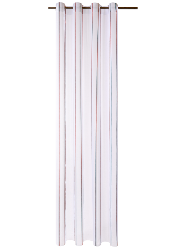 Voilage HORIZON coloris brun 140 x 260 cm