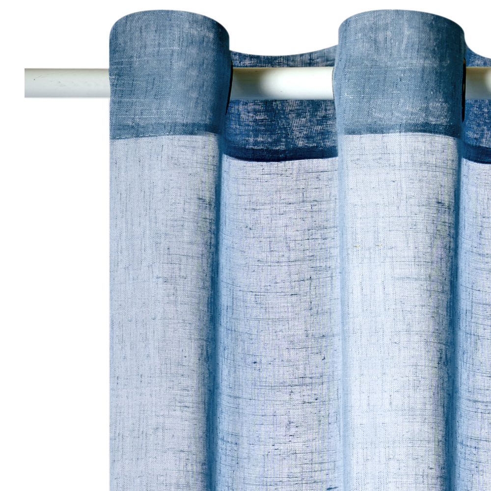 Voilage Enzoy Bleu paon