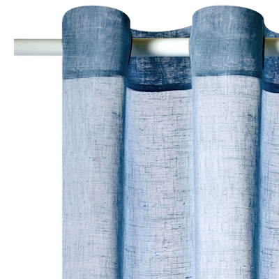 Voilage Enzoy Bleu paon