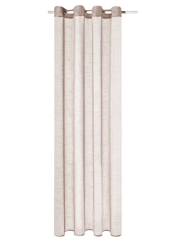 Voilage ENZOY coloris lin 140 x 240 cm