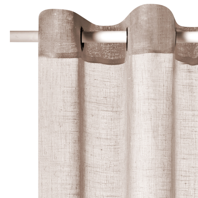 Voilage ENZOY coloris lin 140 x 240 cm