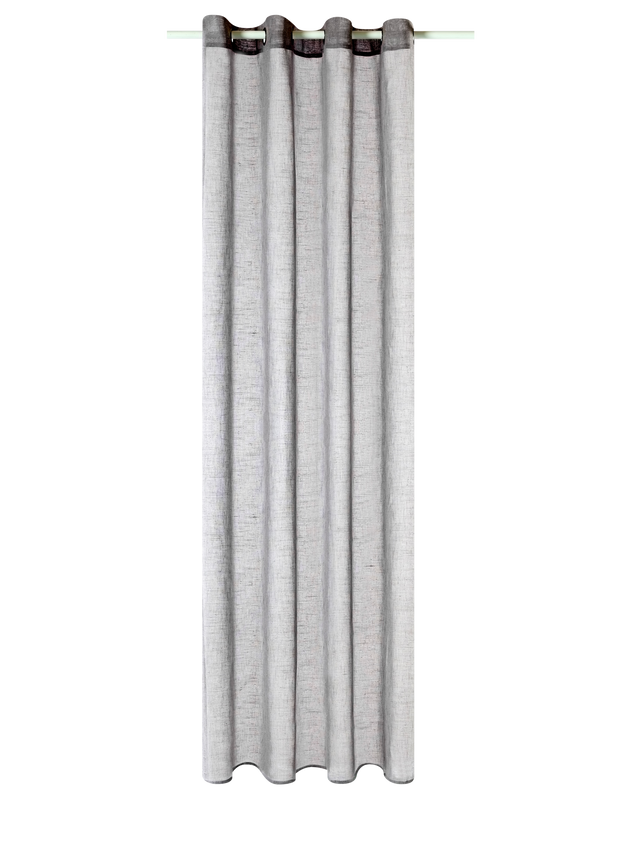 Voilage ENZOY coloris gris 140 x 240 cm