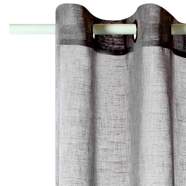 Voilage ENZOY coloris gris 140 x 240 cm