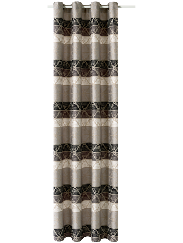 Rideau GABIN coloris gris 135 x 270 cm