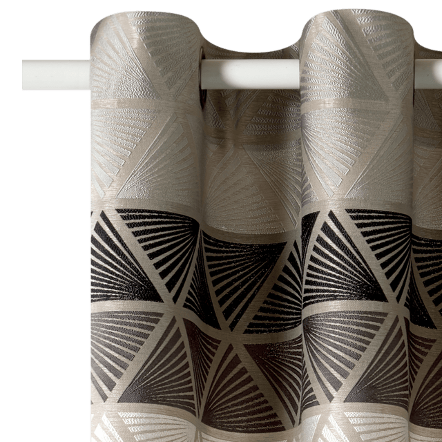 Rideau GABIN coloris gris 135 x 270 cm