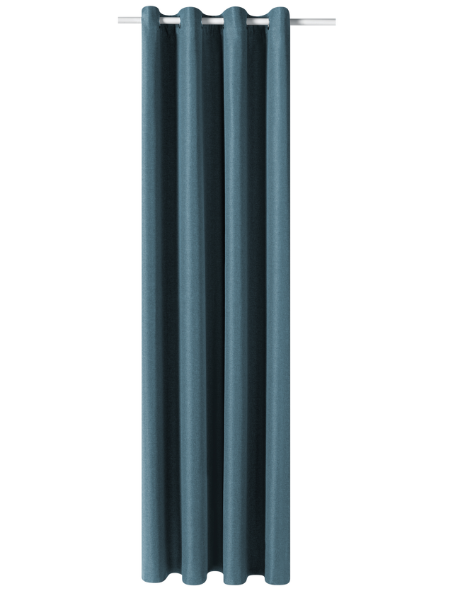 Rideau occultant HUGO coloris bleu métal 140 x 260 cm